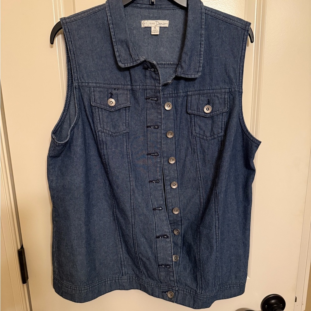 1822 Denim Blue Vest